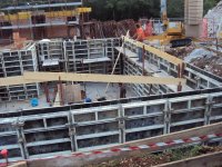 Lavori di costruzione interrati in cemento armato